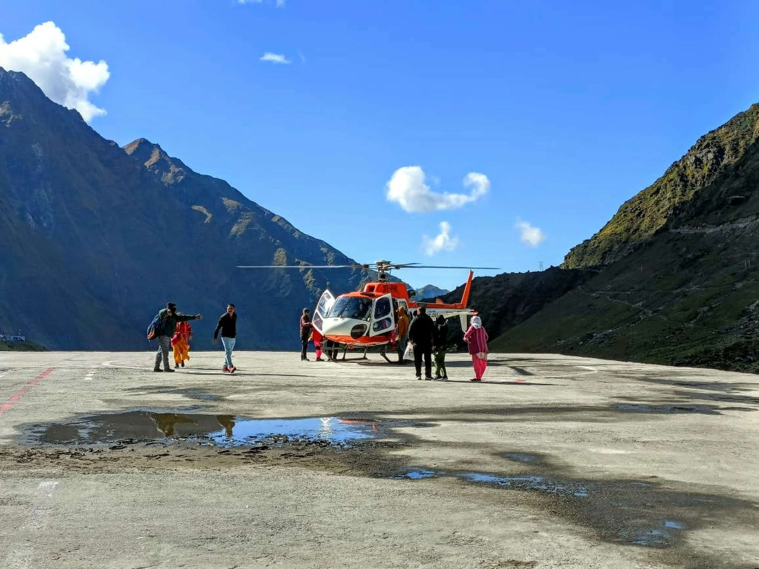 kedarnath temple by air