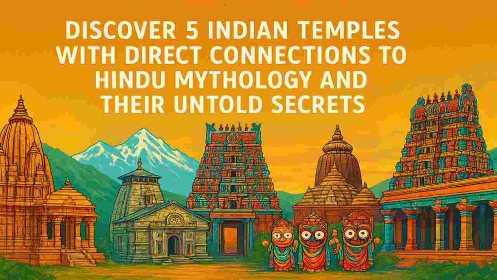 5 Indian Temples with Direct Connections to Hindu Mythology