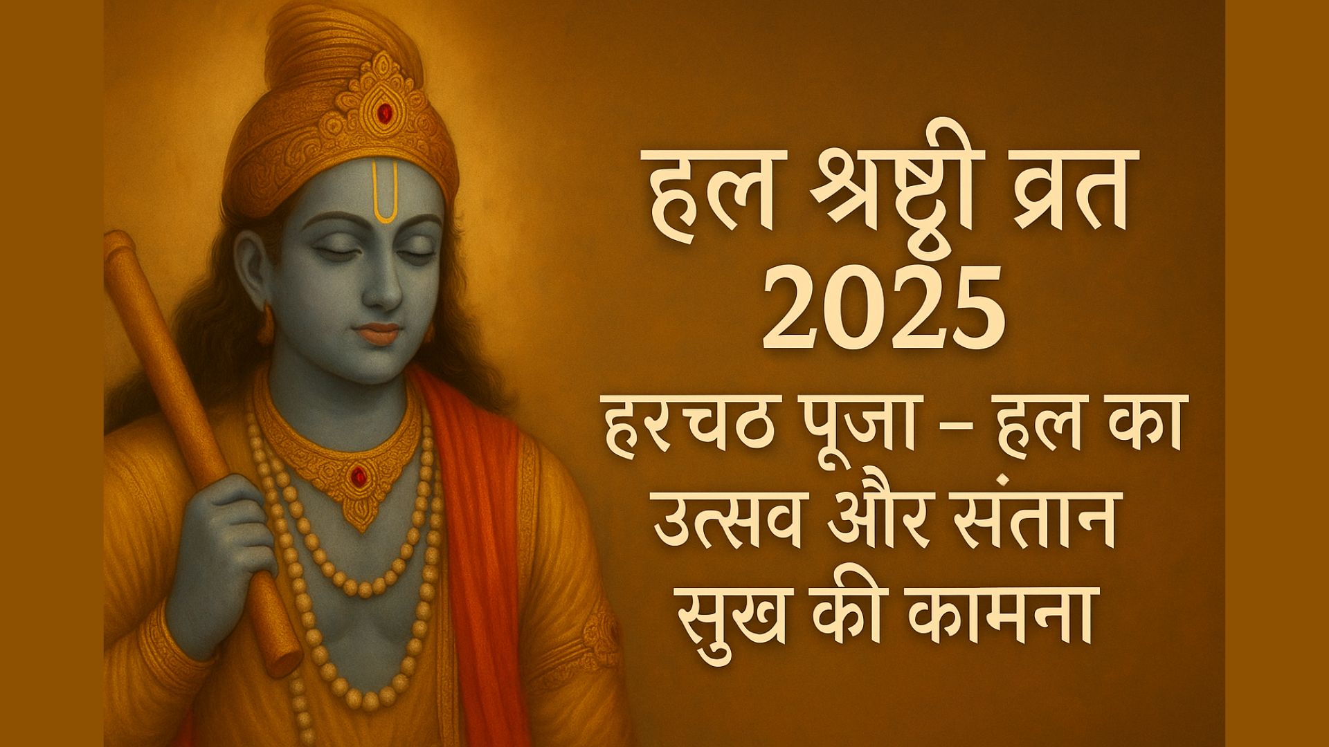 हल षष्ठी व्रत, हरछठ पूजा, बलराम जयंती