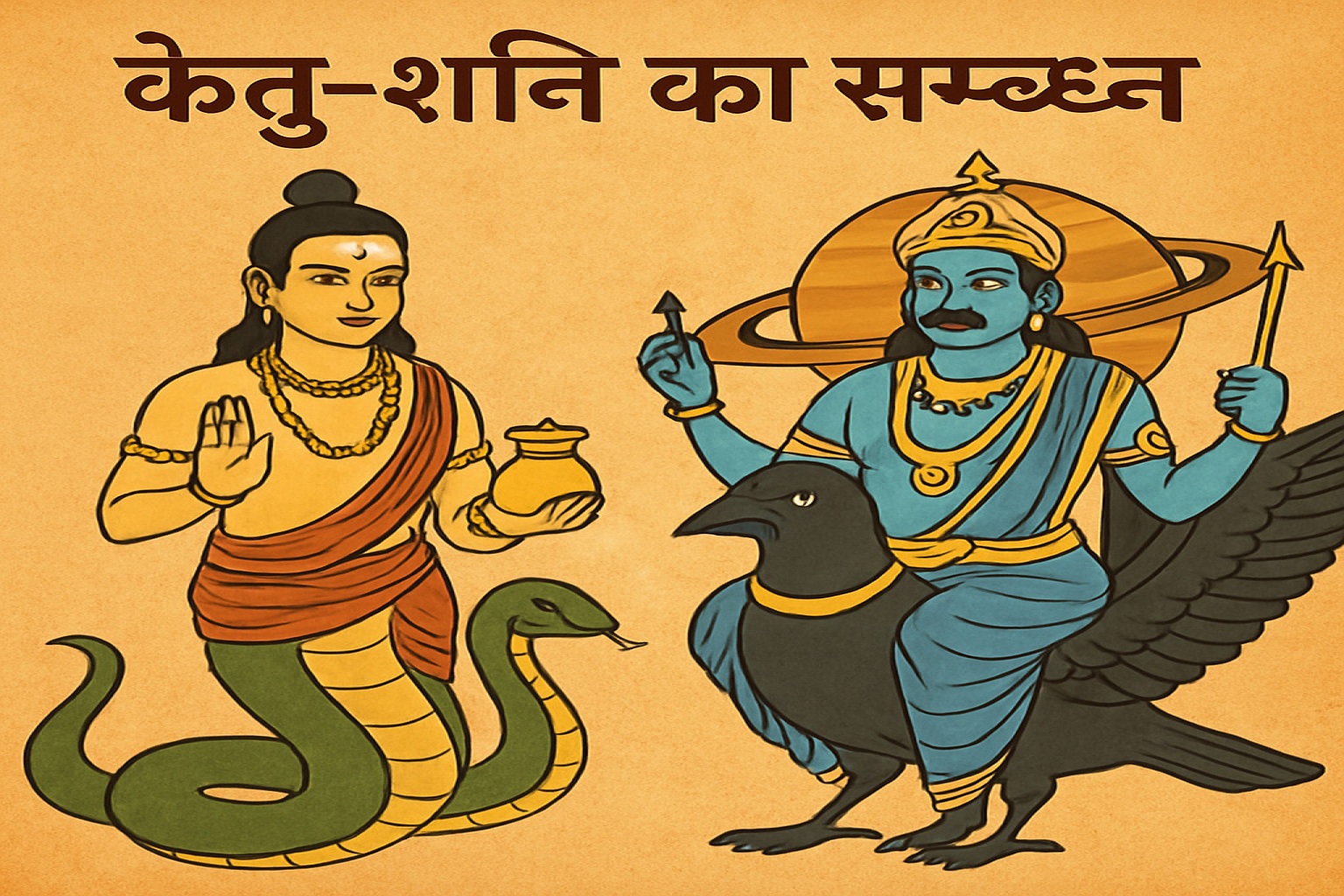 केतु शनि का संबंध