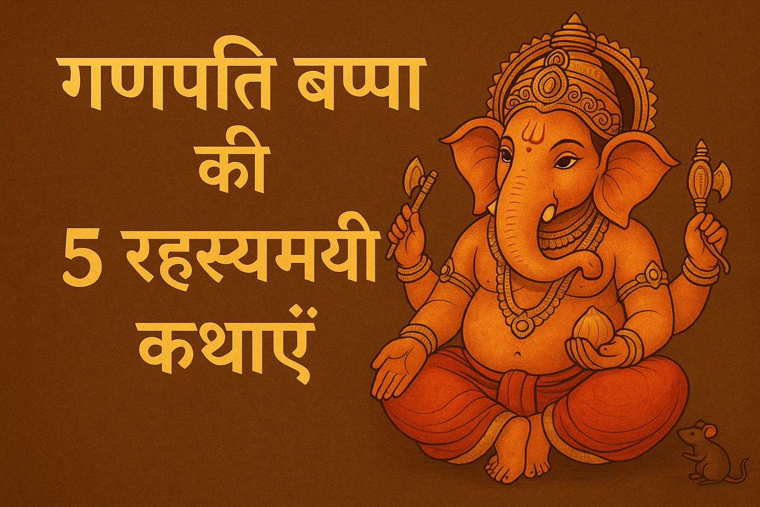 गणपति बप्पा की 5 रहस्यमयी कथाएँ