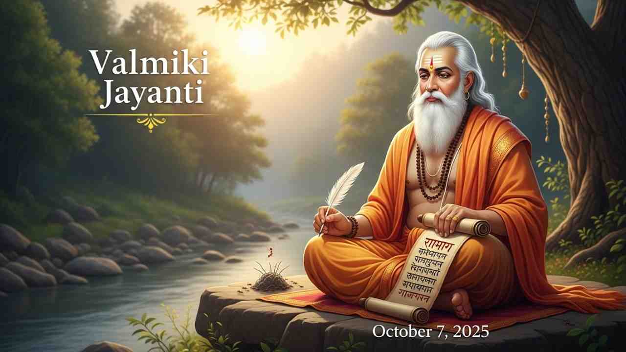 When is Valmiki Jayanti in 2025