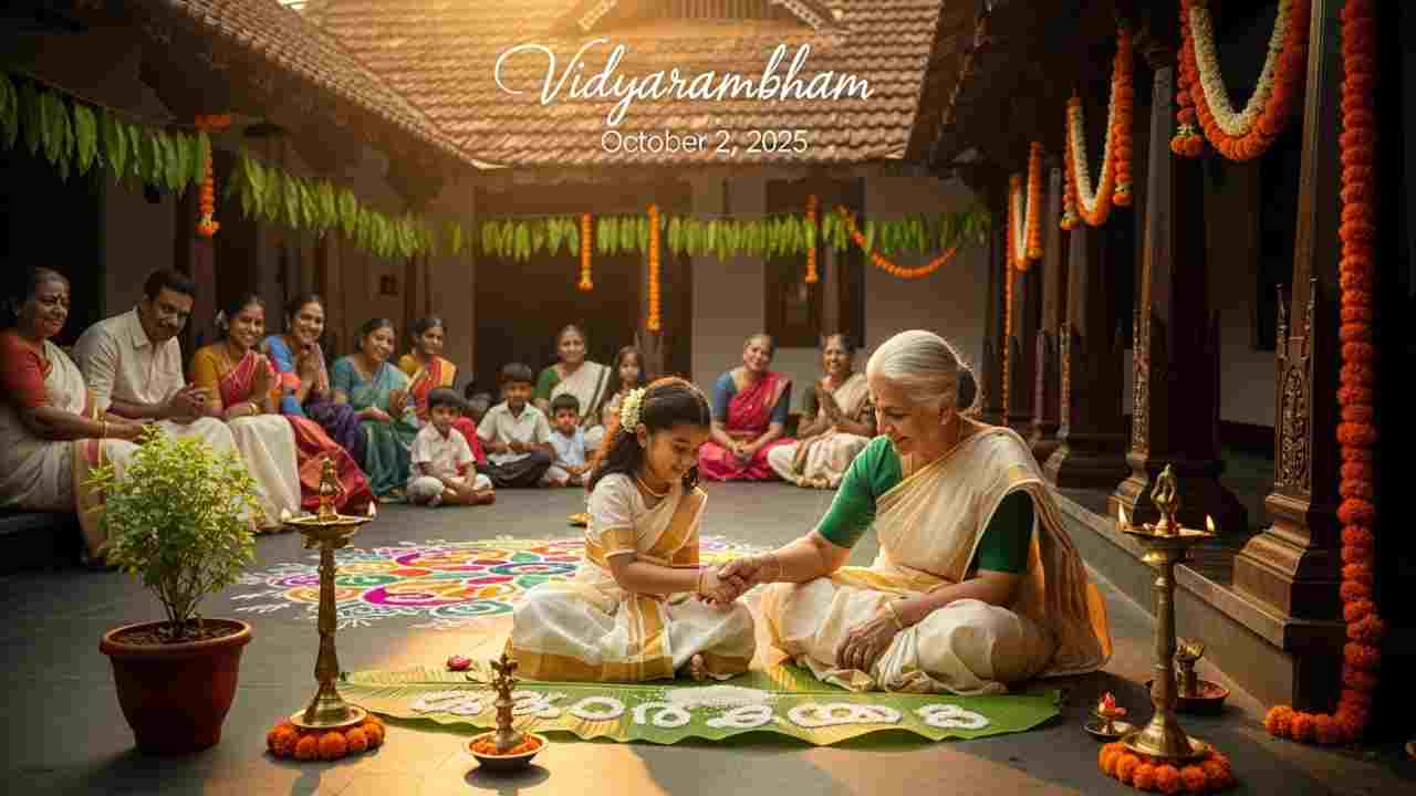 When is Vidyarambham in 2025