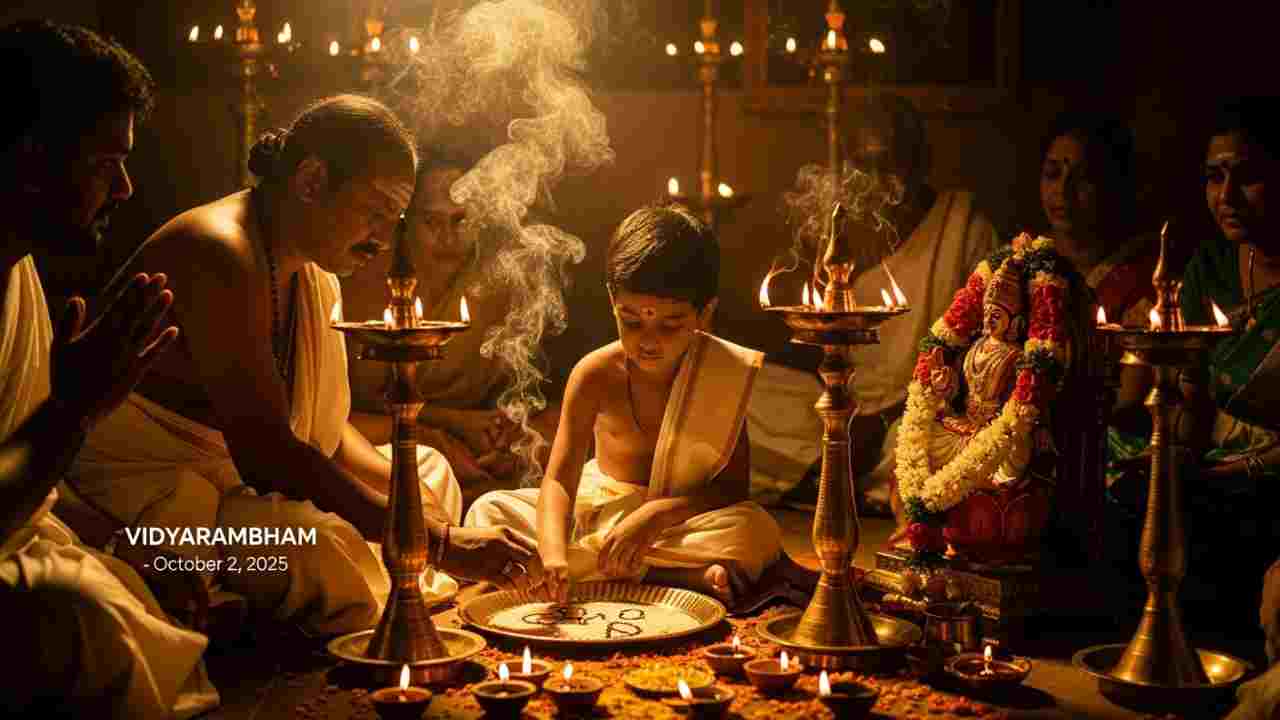 When is Vidyarambham in 2025