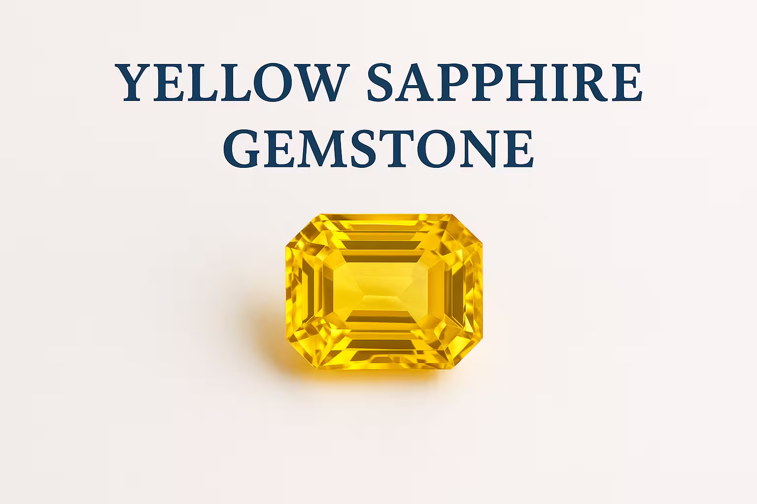 Yellow Sapphire Gemstone