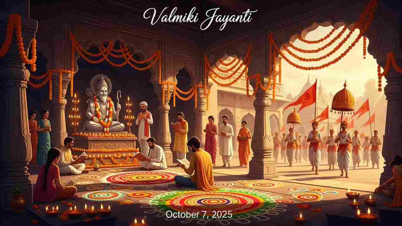 When is Valmiki Jayanti in 2025