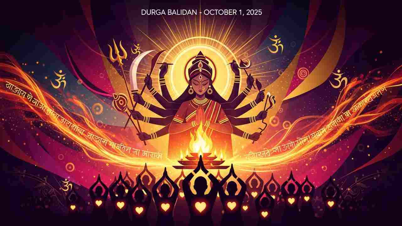When is Durga Balidan in 2025