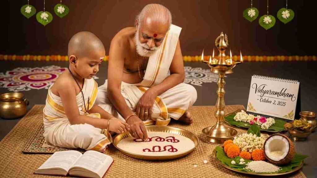 When is Vidyarambham in 2025