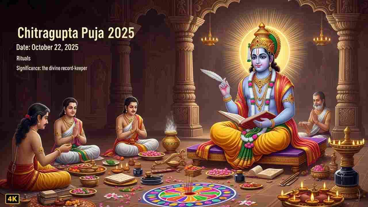 Chitragupta Puja 2025: Date, Rituals, Mantras, and Significance 2 Chitragupta Puja