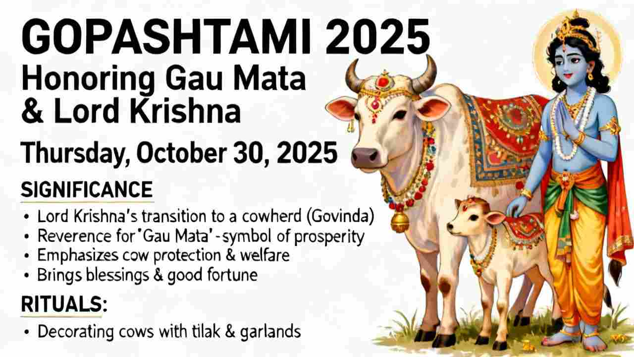 When is Gopashtami 2025