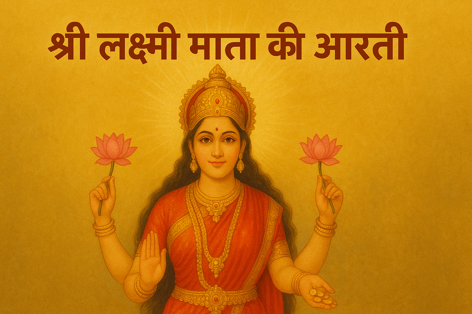 श्री लक्ष्मी माता की आरती