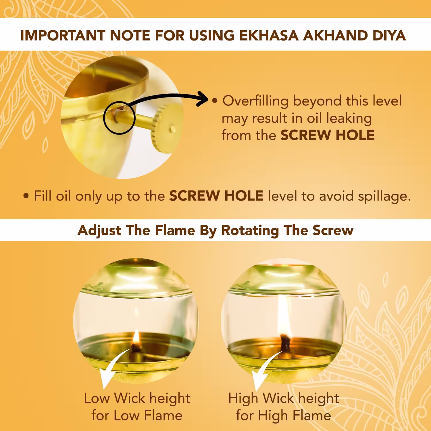 Akhand Jyot Diya with Adjustable Bati Knob, Wick Lifting Screw Lever, Glass Cover (Large Size, 250 ml Oil Capacity, Stay Lit for 48 Hours, Wick Included, Authentic Borosilicate) 5 Akhand Jyot Diya with Adjustable Bati Knob, Wick Lifting Screw Lever, Glass Cover (Large Size, 250 ml Oil Capacity, Stay Lit for 48 Hours, Wick Included, Authentic Borosilicate) - Image 5