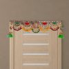 Vintage Traditional Multi Zula Pearl Plastic Beads Handmade Door Hanging/Bandarwal/Toran for Door,(37 inch Length), Multicolor, Medium 7