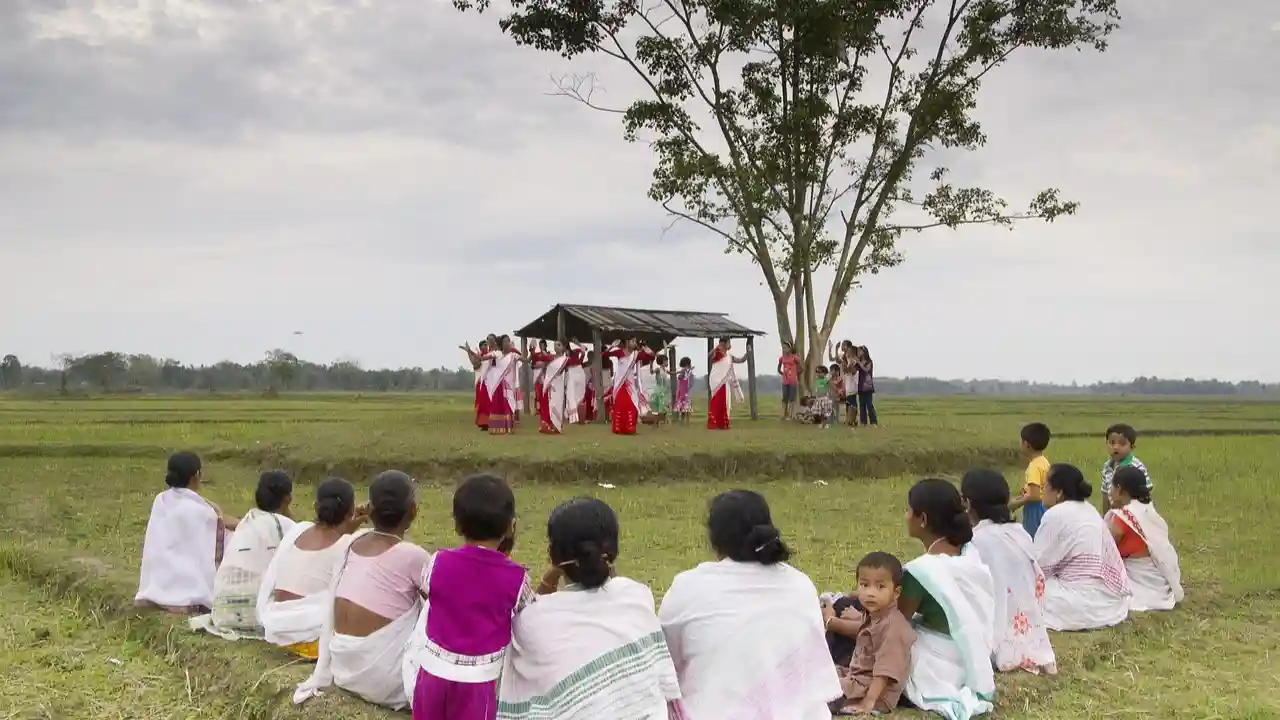 Kati Bihu Dance in Assam | Nabanna Festival