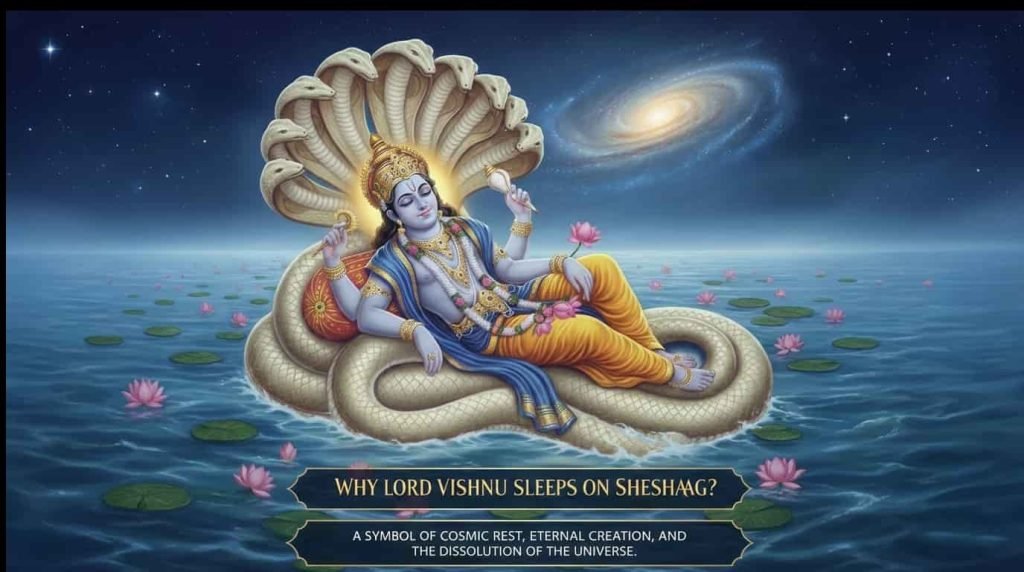 Why Lord Vishnu Sleeps on Sheshnaag?