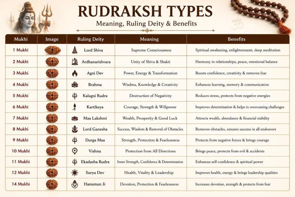 Rudraksha benefits