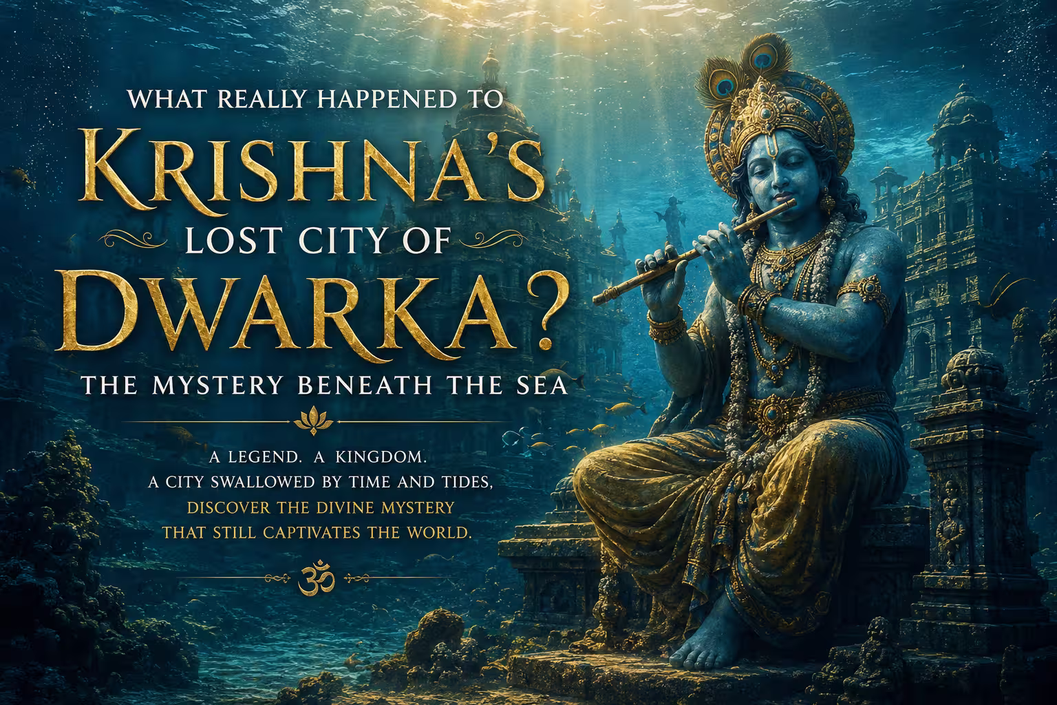What Really Happened to Krishna’s Lost City of Dwarka? The Mystery Beneath the Sea