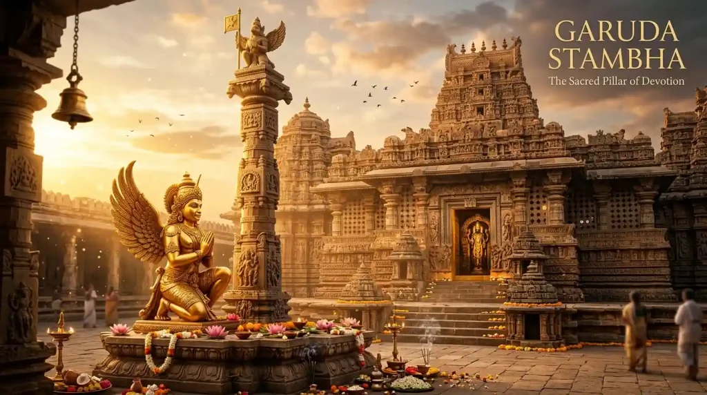 The Divine Mystery of Garuda Stambha: Why Do Hindu Temles Place It Before the Sanctum?
