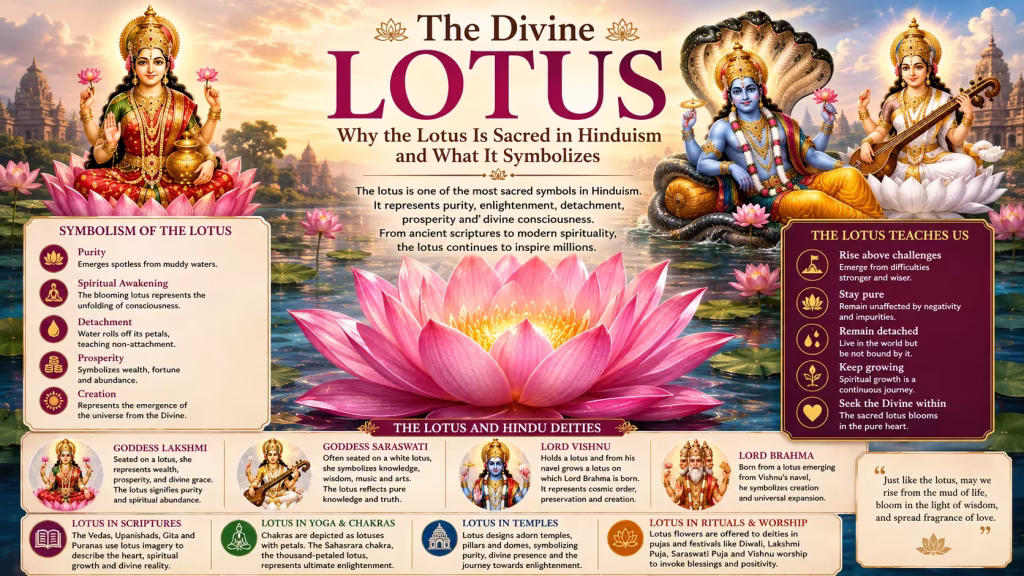 The Divine Lotus: Why the Lotus Is Sacred in Hinduism and What It Symbolizes