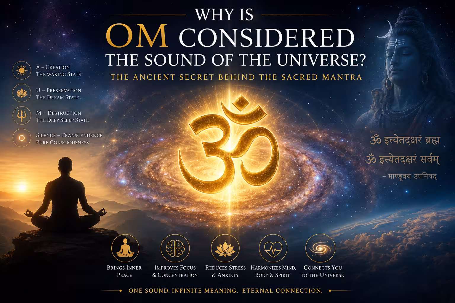 Why Is Om Considered the Sound of the Universe? The Ancient Secret Behind Hinduism’s Most Sacred Mantra
