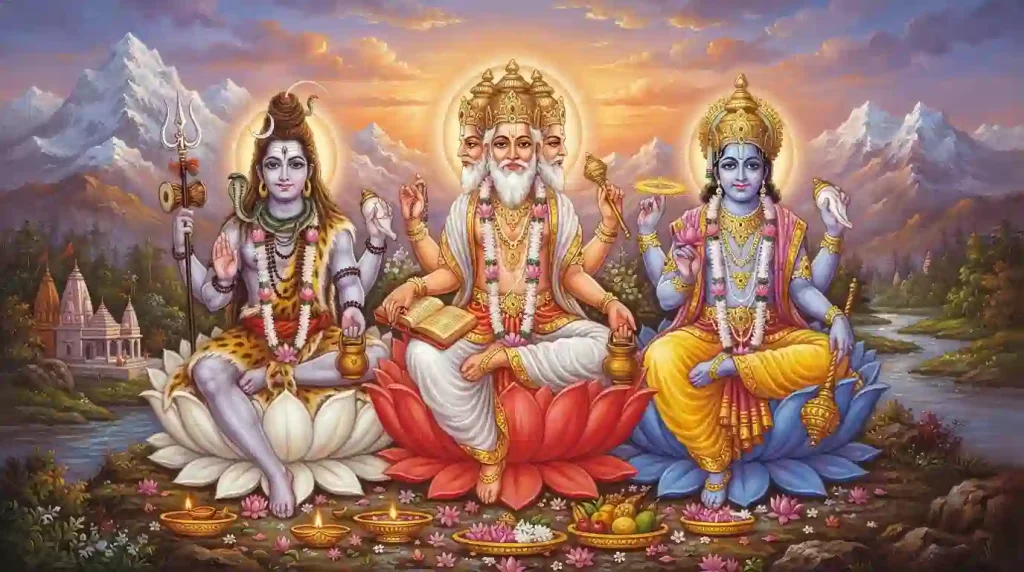 The Trimurti The Trimurti,Lord shiva,Lord Vishnu,Lord Brahma