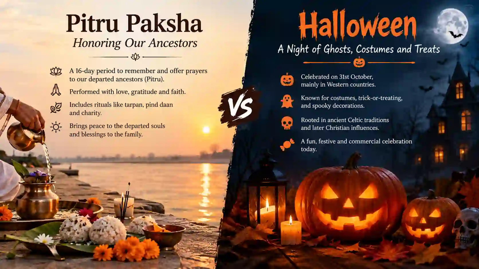 Pitru Paksha vs. Halloween