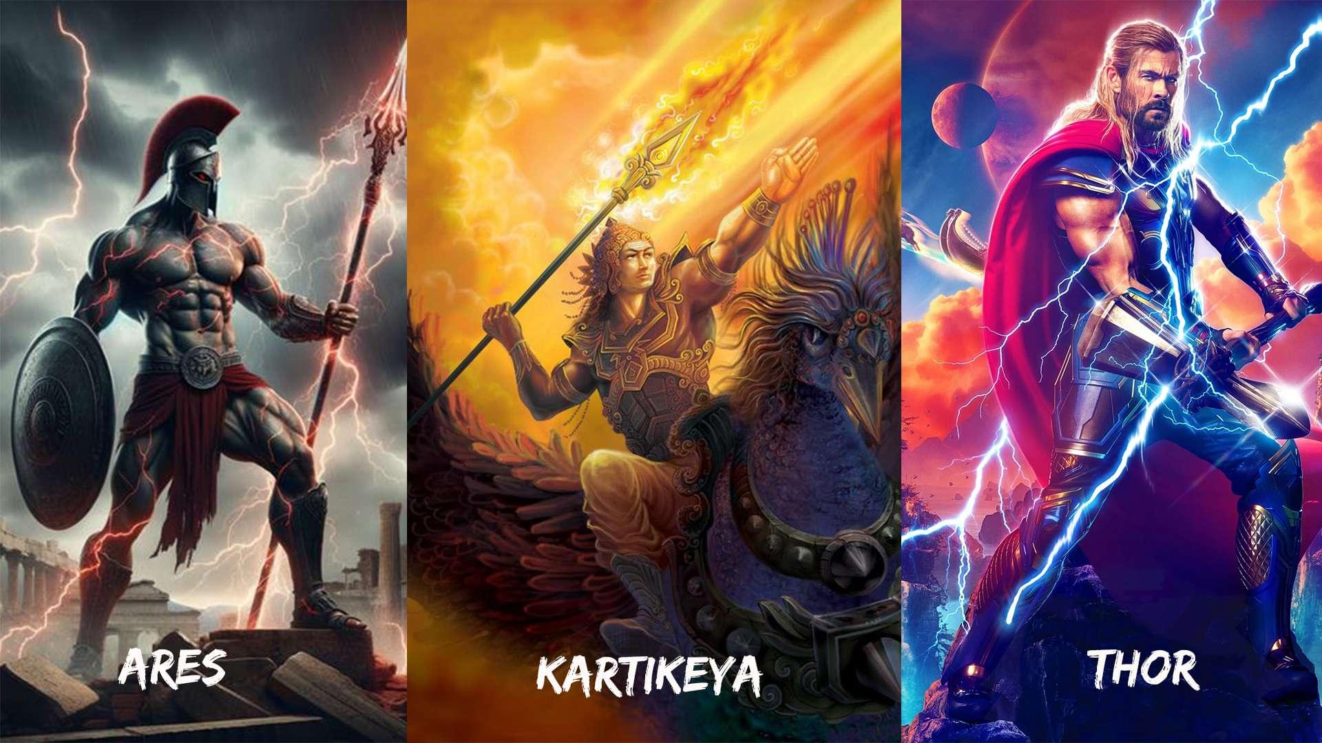 God of War ,Gods with the Same Interests in Different Mythologies